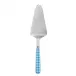 Gingham Light Blue Tart Slicer 10"