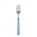 Gingham Light Blue Cake Fork 6.5"