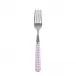 Gingham Pink Cake Fork 6.5"