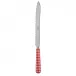 Gingham Red Bread Knife 11"