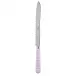 Gingham Pink Bread Knife 11"