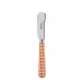 Gingham Orange Butter Spreader 5.5"