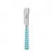 Gingham Turquoise Butter Spreader 5.5"