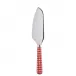 Gingham Red Pie Server 10"