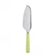 Gingham Lime Pie Server 10"