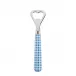 Gingham Light Blue Bottle Opener 6.25"