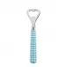 Gingham Turquoise Bottle Opener 6.25"