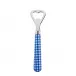 Gingham Lapis Blue Bottle Opener 6.25"