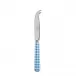 Gingham Light Blue Small Cheese Knife 6.75"