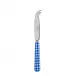 Gingham Lapis Blue Small Cheese Knife 6.75"