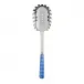 Gingham Lapis Blue Spaghetti Spoon 10.5"