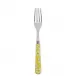 Daisy Yellow Dinner Fork 8.5"
