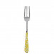 Daisy Yellow Salad Fork 7.5"
