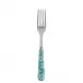 Daisy Turquoise Salad Fork 7.5"