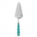 Daisy Turquoise Tart Slicer 10"