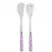 Daisy Pink 2-Pc Salad Serving Set 10.25" (Fork, Spoon)