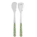 Daisy Garden Green 2-Pc Salad Serving Set 10.25" (Fork, Spoon)