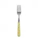 Daisy Yellow Cake Fork 6.5"