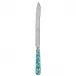 Daisy Turquoise Bread Knife 11"