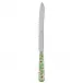 Daisy Garden Green Bread Knife 11"