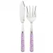 Daisy Pink 2-Pc Fish Serving Set 11" (Knife, Fork)