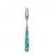 Daisy Turquoise Cocktail Fork 5.75"