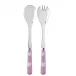 Tulip Pink 2-Pc Salad Serving Set 10.25" (Fork, Spoon)