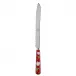 Tulip Red Bread Knife 11"