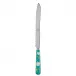 Tulip Turquoise Bread Knife 11"