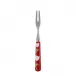 Tulip Red Cocktail Fork 5.75"