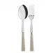 Nature Faux Horn 2-Pc Serving Set 10.25" (Fork, Spoon)