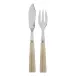 Nature Faux Horn Fish Set 8.25" (Knife, Fork)