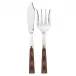 Nature Light Wood 2-Pc Fish Serving Set 11" (Knife, Fork)