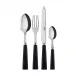Nature Black Wood 4-Pc Setting (Dinner Knife, Dinner Fork, Soup Spoon, Teaspoon)