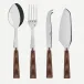 Nature Light Wood Set Of 4 Serving Pieces (Serving Spoon, Serving Fork, Cheese Knife Large, Tart Slicer)