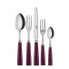 Icon Aubergine 5-Pc Setting (Dinner Knife, Dinner Fork, Soup Spoon, Salad Fork, Teaspoon)