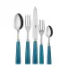 Icon Turquoise 5-Pc Setting (Dinner Knife, Dinner Fork, Soup Spoon, Salad Fork, Teaspoon)