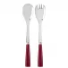 Icon Red 2-Pc Salad Serving Set 10.25" (Fork, Spoon)