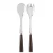 Icon Brown 2-Pc Salad Serving Set 10.25" (Fork, Spoon)