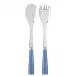 Icon Light Blue 2-Pc Salad Serving Set 10.25" (Fork, Spoon)