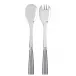 Icon Grey 2-Pc Salad Serving Set 10.25" (Fork, Spoon)