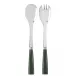 Icon Dark Green 2-Pc Salad Serving Set 10.25" (Fork, Spoon)