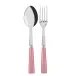 Icon Soft Pink 2-Pc Serving Set 10.25" (Fork, Spoon)