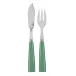 Icon Garden Green Fish Set 8.25" (Knife, Fork)