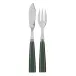 Icon Dark Green Fish Set 8.25" (Knife, Fork)