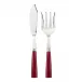 Icon Red 2-Pc Fish Serving Set 11" (Knife, Fork)