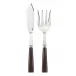 Icon Brown 2-Pc Fish Serving Set 11" (Knife, Fork)