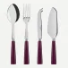 Icon Aubergine Set Of 4 Serving Pieces (Serving Spoon, Serving Fork, Cheese Knife Large, Tart Slicer)