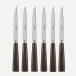 Icon Brown Set Of 6 Steak Knives