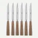 Icon Caramel Set Of 6 Steak Knives